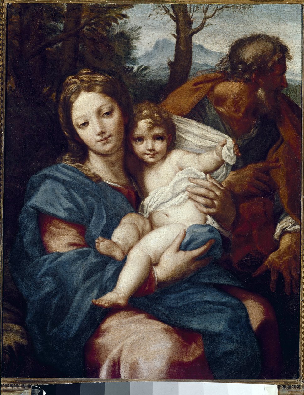 Kutsal Aile. (tuval üzerine yağlıboya by Carlo Maratta or Maratti
