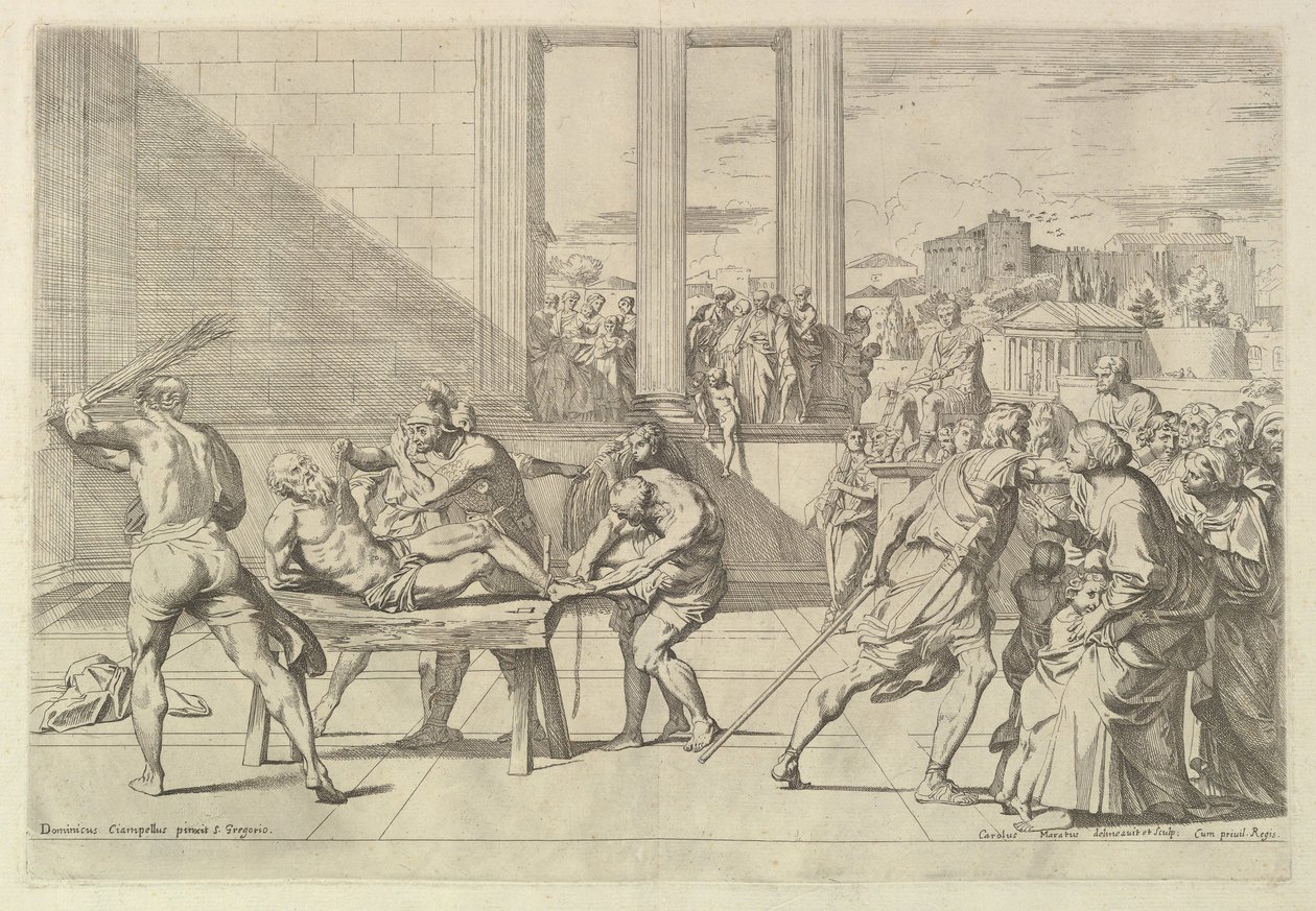 Aziz Andrew Şehitliği. by Carlo Maratta or Maratti