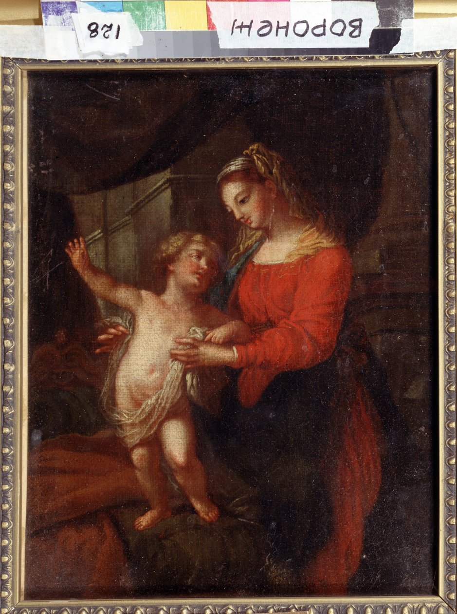 Çocuklu Madonna. Bakire ve Çocuk. Carlo Maratta