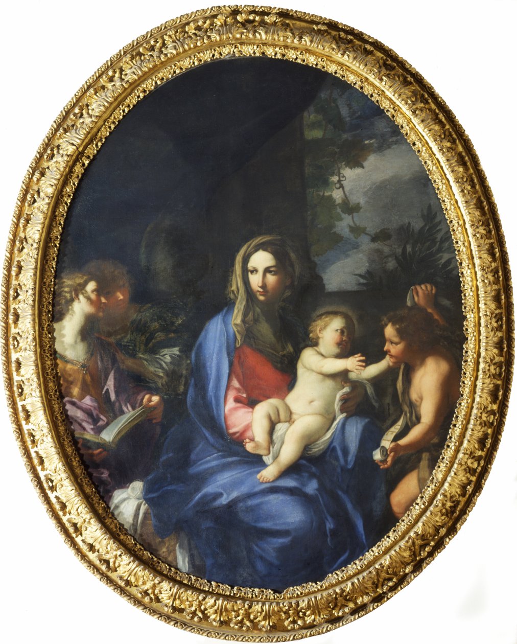 Çocuk ve Aziz John ile Bakire by Carlo Maratta or Maratti