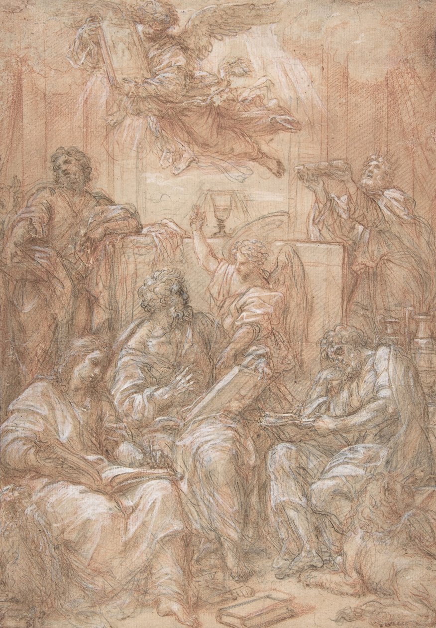 Eski ve Yeni Dönemlerin Alegorisi, 1700-1708. by Carlo Maratti