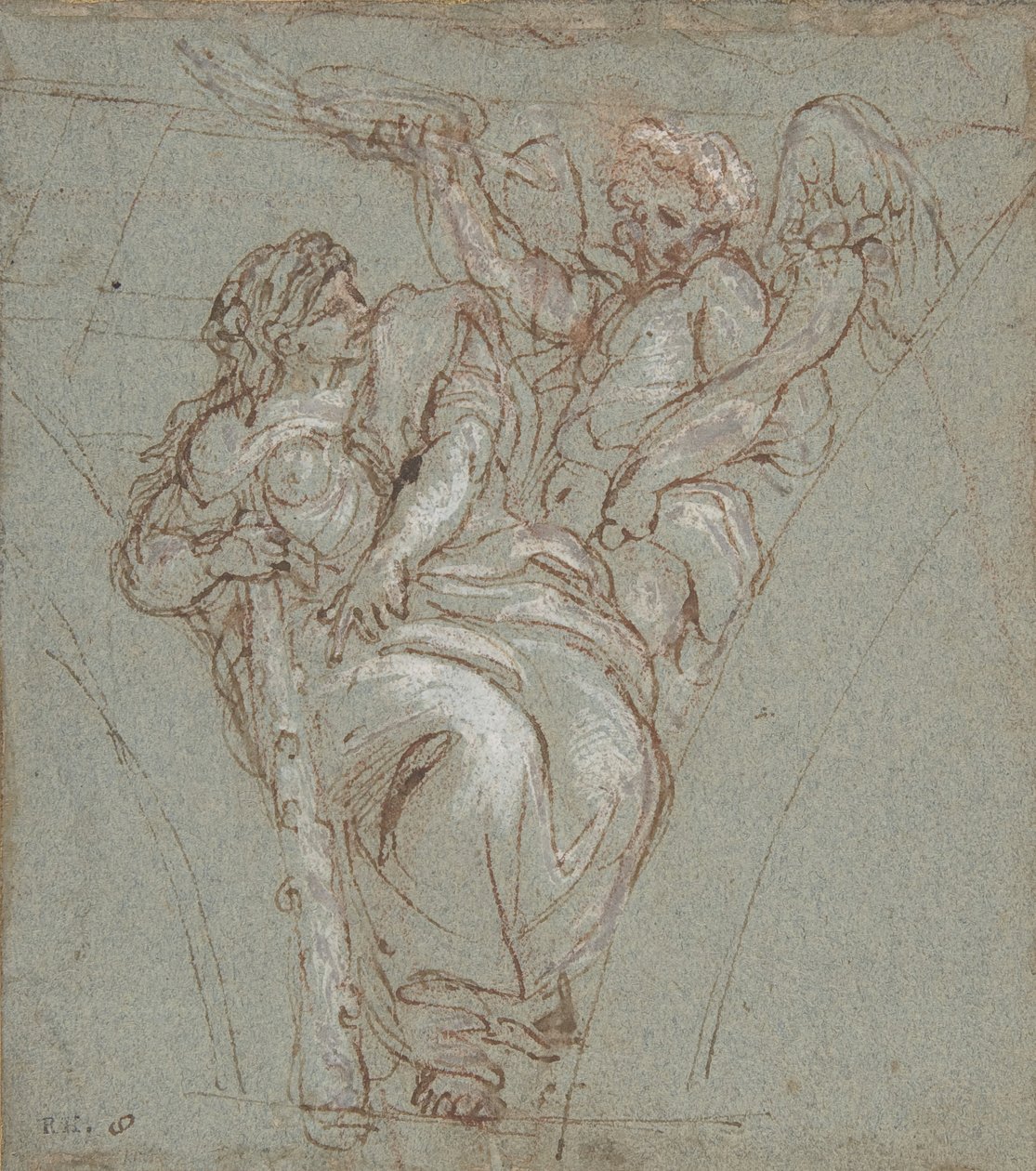 Onur Tarafından Taçlandırılan Fazilet, 1670-76. by Carlo Maratti