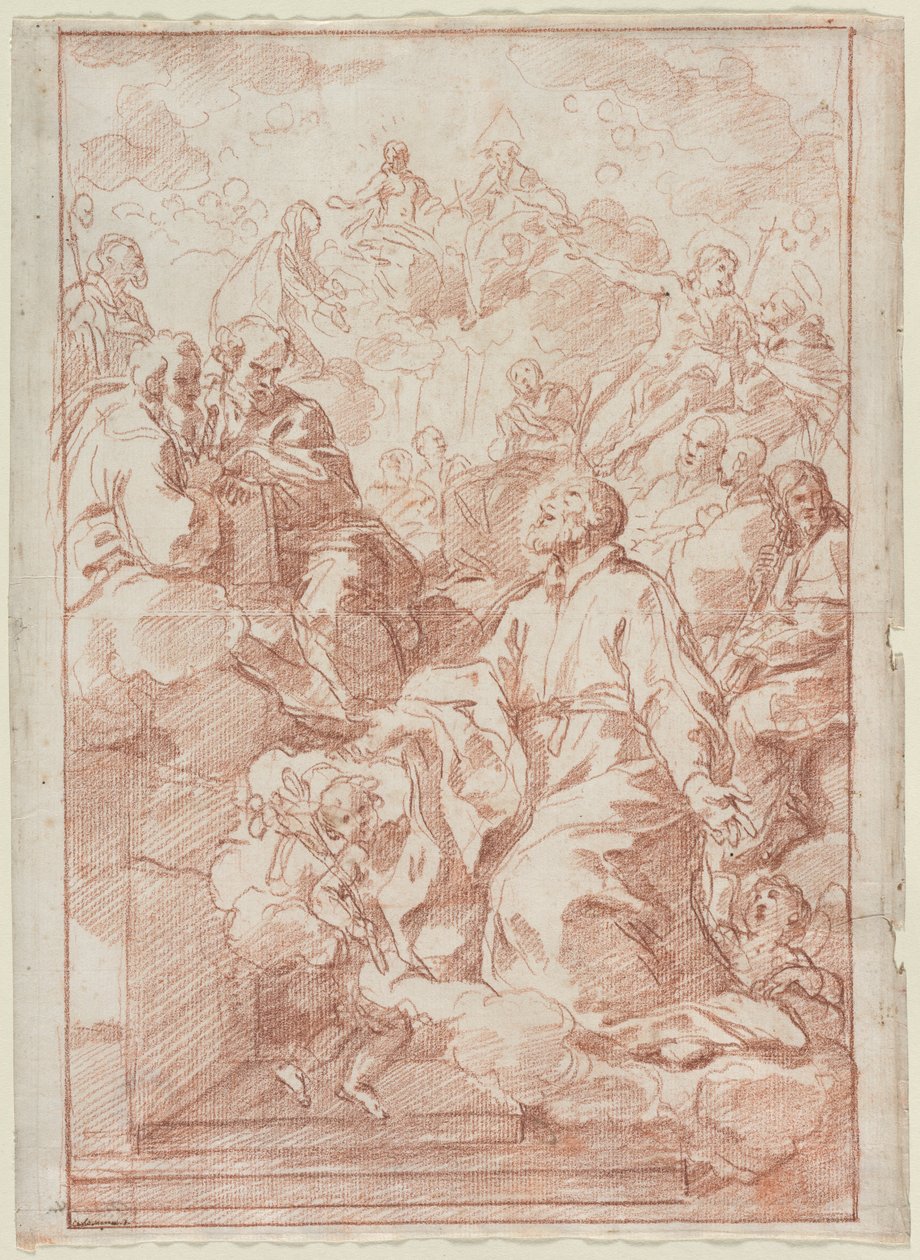 Aziz Philip Neri'nin Vizyonu by Carlo Maratti