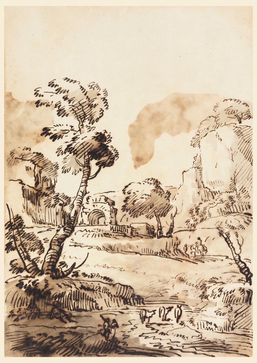 Pastoral Manzara by Carlo Marchionni