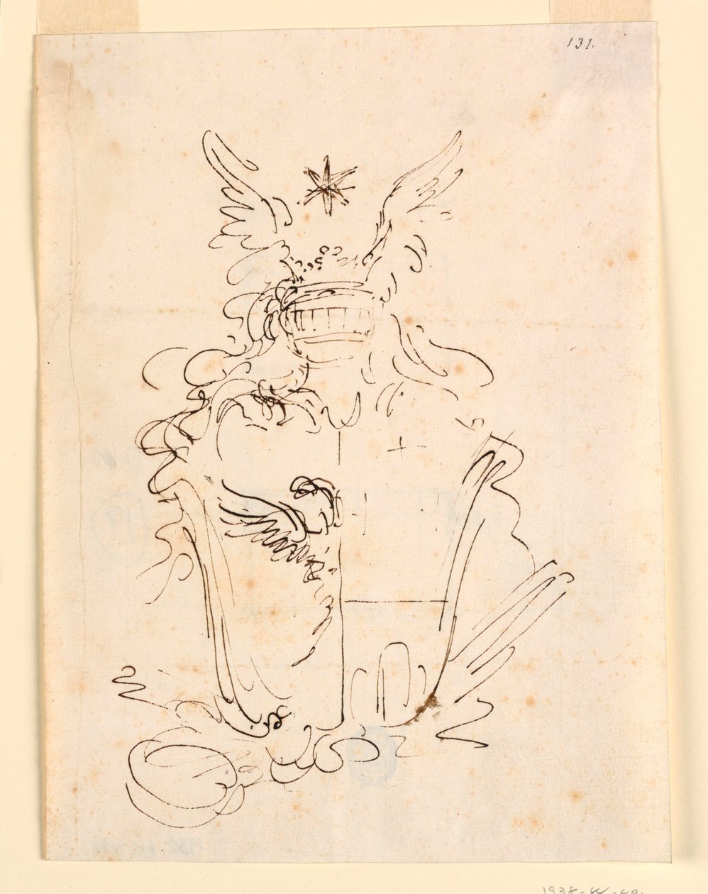 Arması için Kroki by Carlo Marchionni