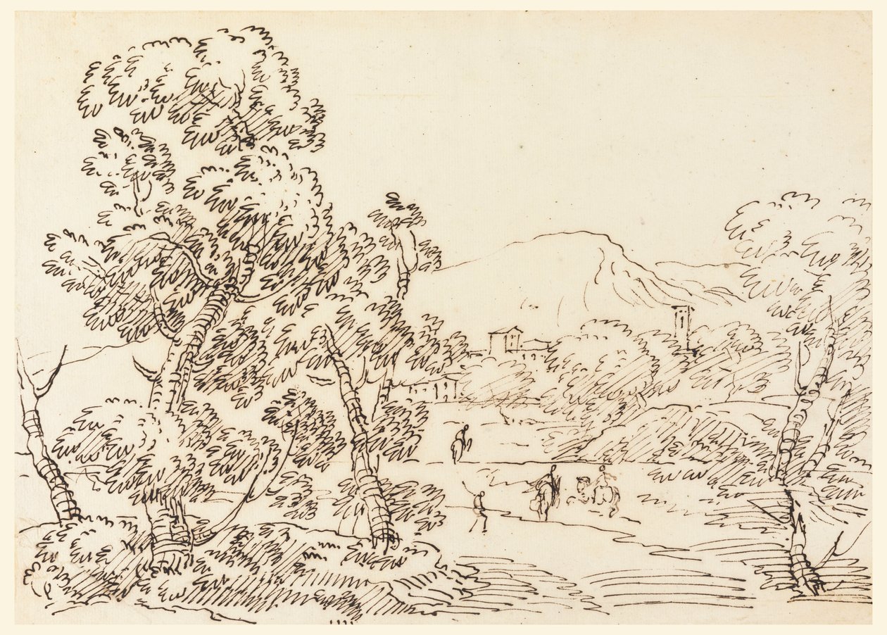 Ormanlık Peyzaj by Carlo Marchionni