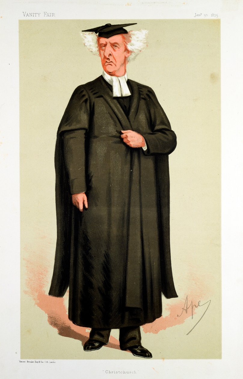 Henry George Liddell, İngiliz bilim adamı, 1875 by Carlo Pellegrini
