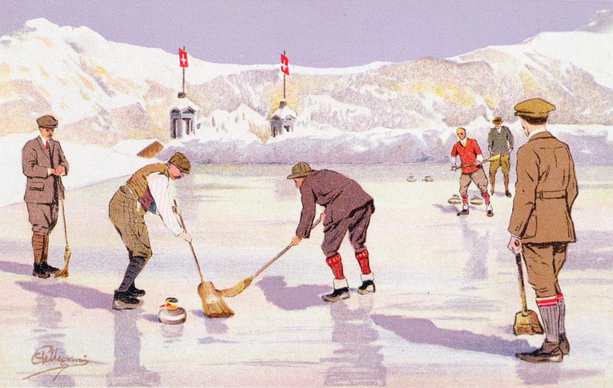 Curling Pisti (renkli taş) by Carlo Pellegrini