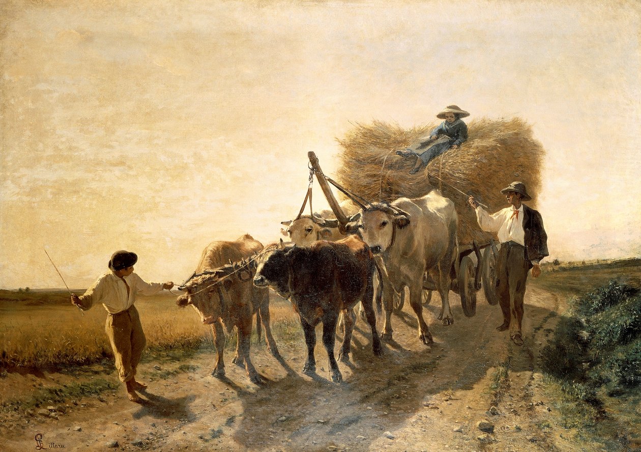 Hasat, Carlo Pittara (1836-1890) by Carlo Pittara