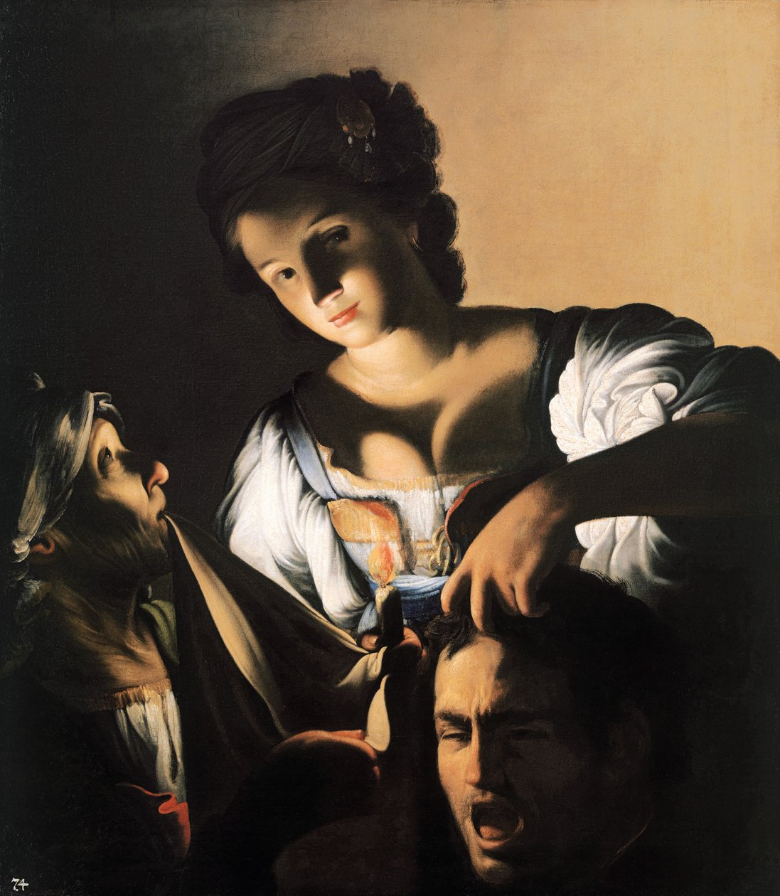 Judith, Holofernes Başkanı, yaklaşık 1610-1615. by Carlo Saraceni