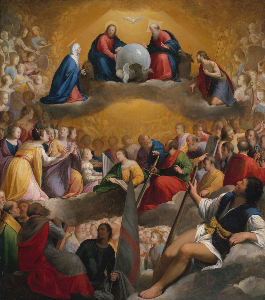 Cennet, c.1598 (bakır üzerine yağlı boya) by Carlo Saraceni