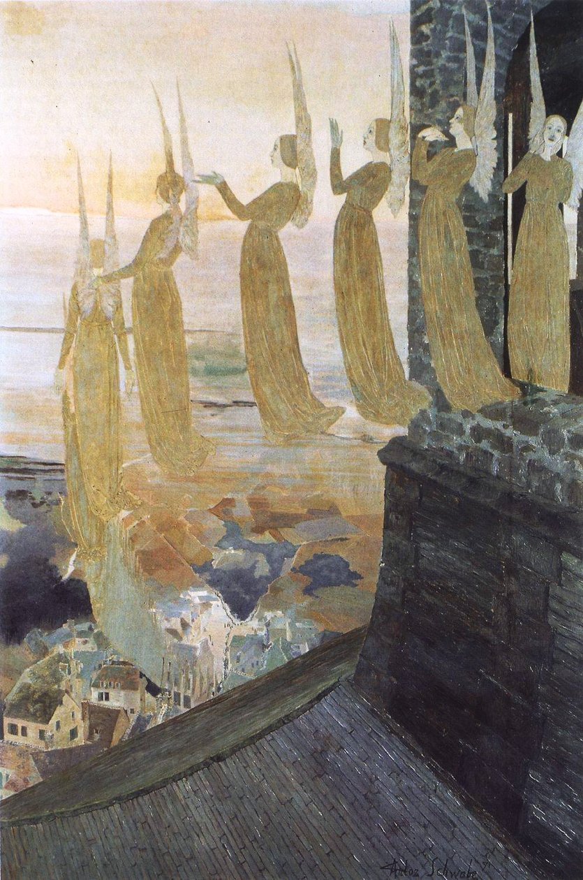 akşam çanları by Carlos Schwabe