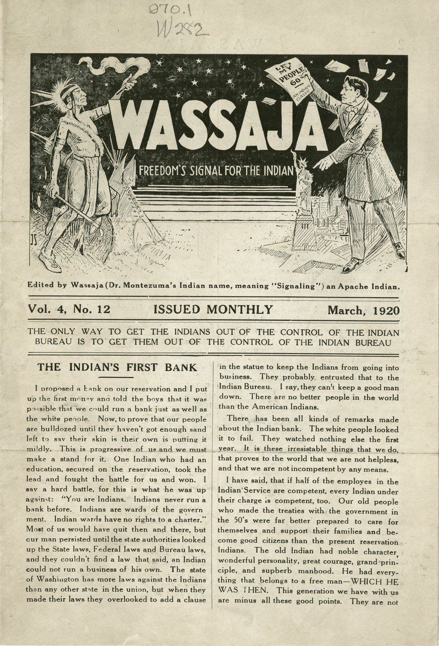 Wassaja, Cilt Sayısı. 4, Sayı 12 by Carlos Montezuma