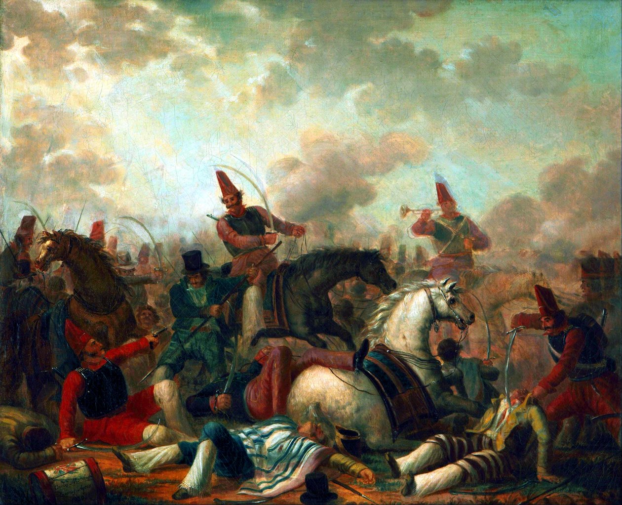 Rosas zamanında süvari savaşı by Carlos Morel