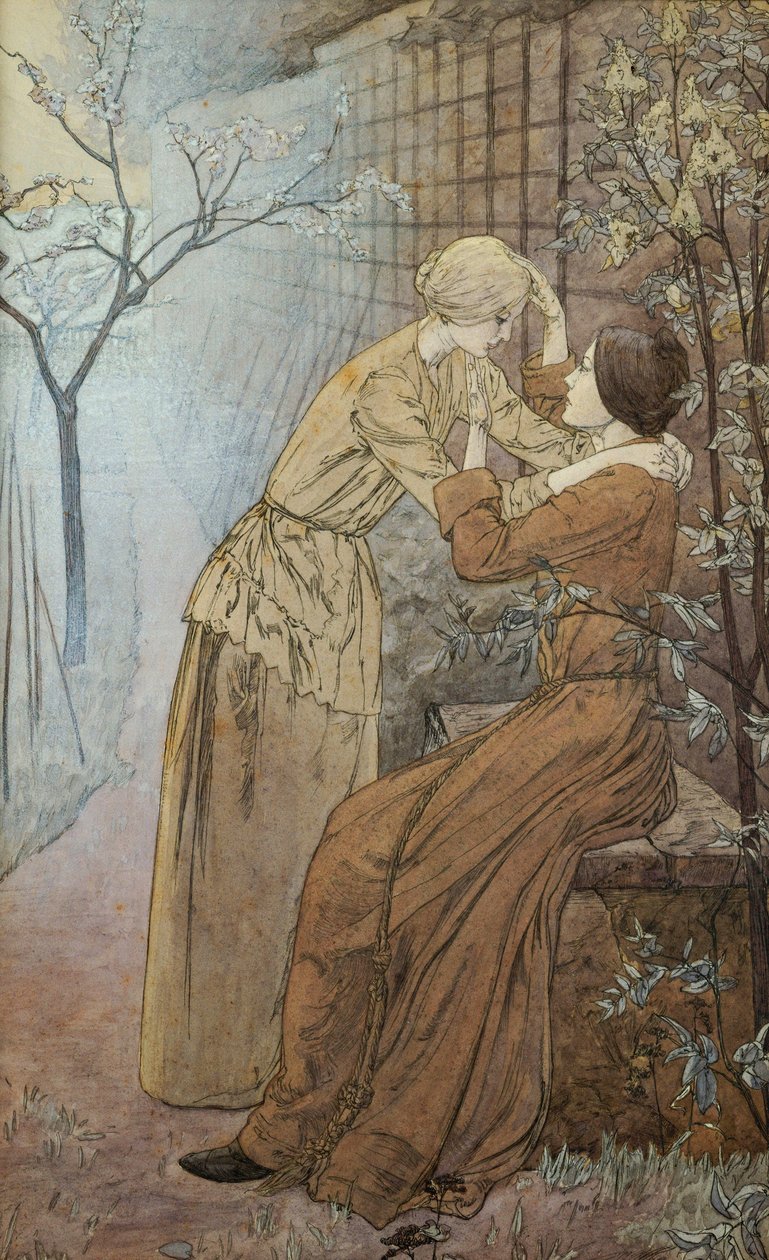 Randevu, 1892 by Carlos Schwabe