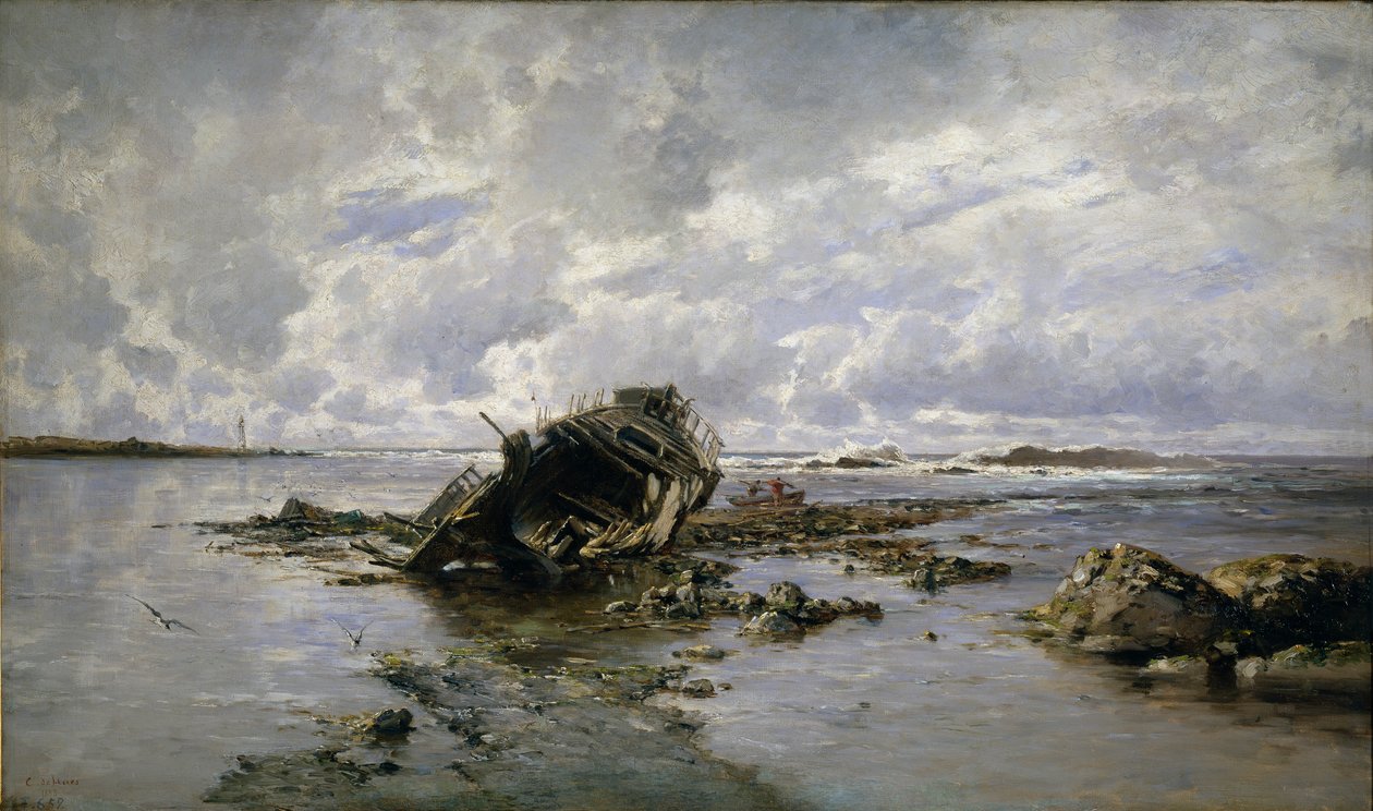 Batık Bir Gemi by Carlos de Haes
