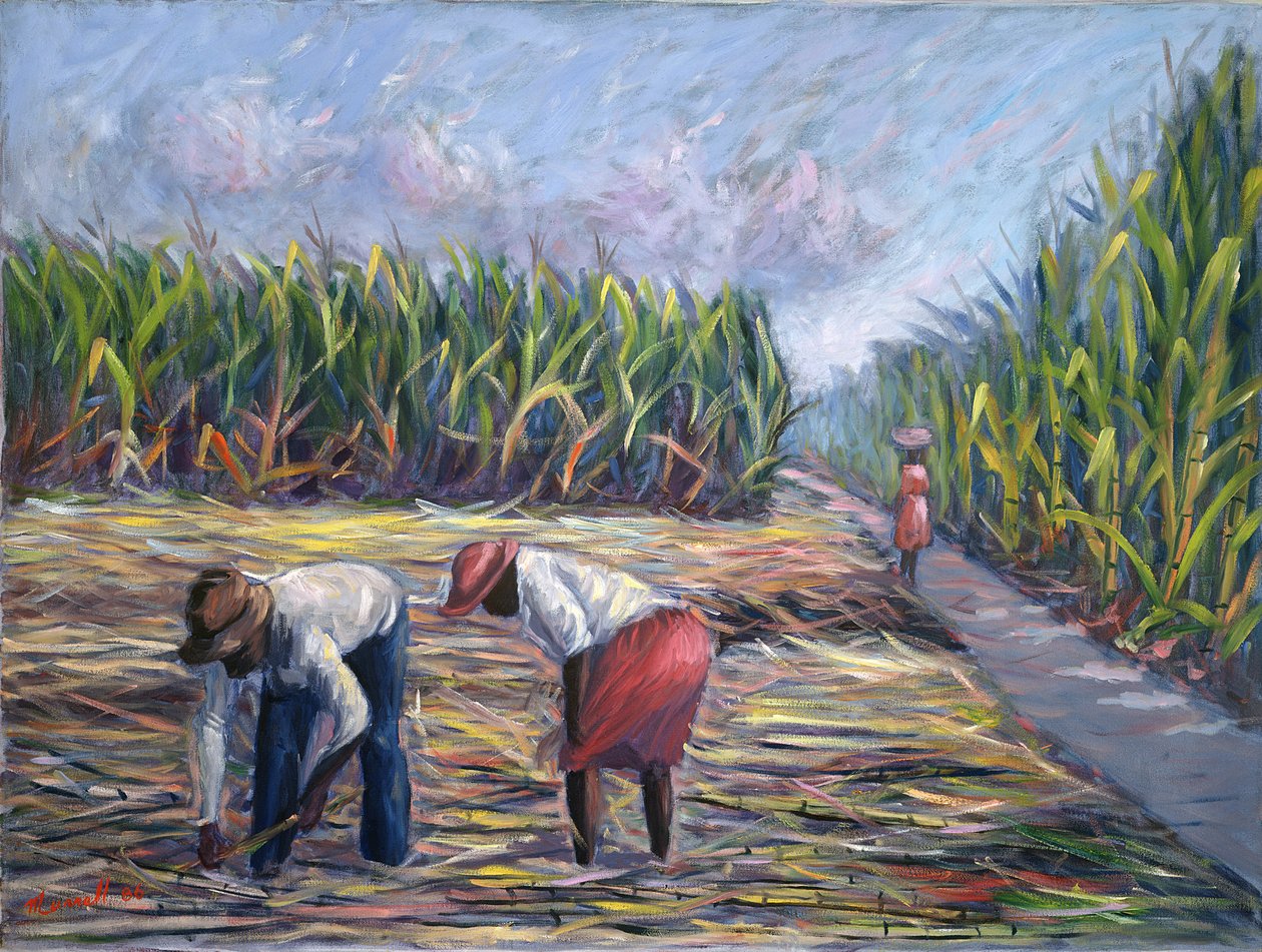 Şeker Kamışı Hasadı, 1986 by Carlton Murrell