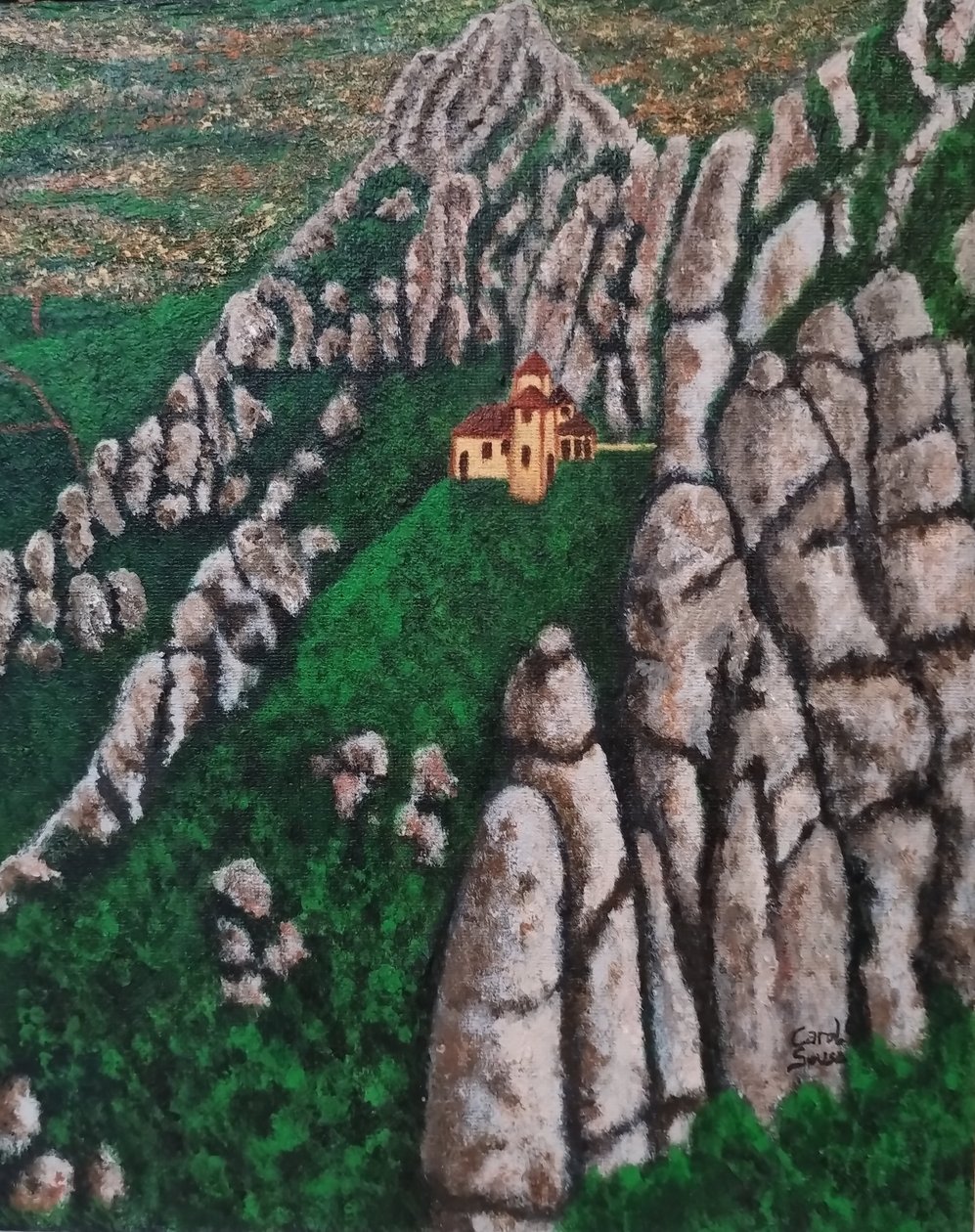Santa Cova de Montserrat by Carol Sousa Cuello