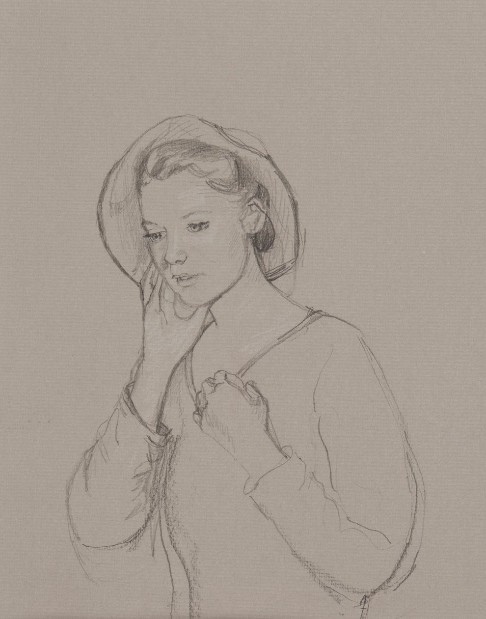 Elizabeth Bennet için Çalışma, 2011 by Caroline Hervey Bathurst