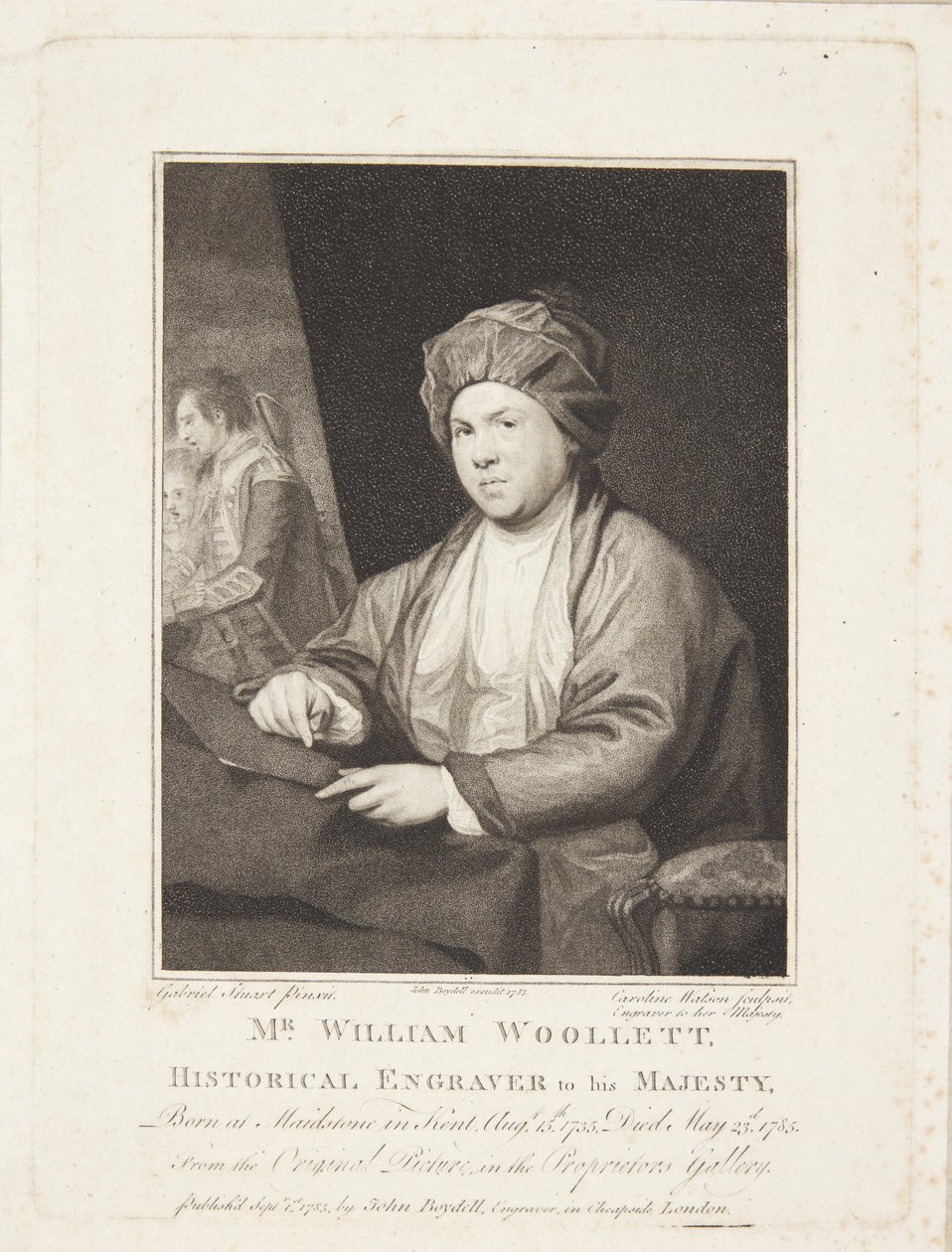 William Woollett by Caroline Watson