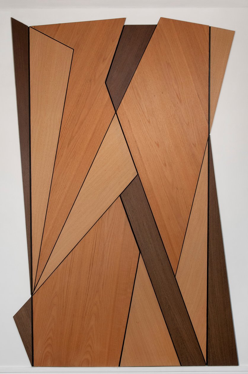 Vorticist Kapılar, 2012 (ahşap kaplama) by Carolyn Hubbard Ford