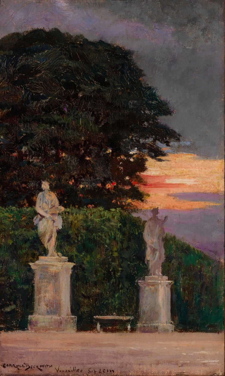 Teras Köşesi, Versay, 1911. by Carroll Beckwith