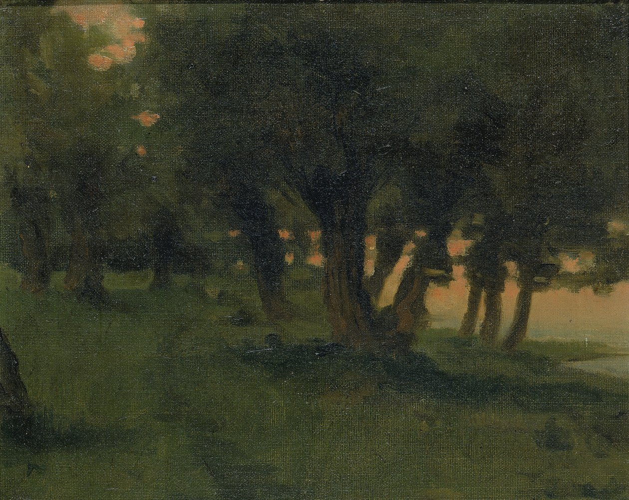 Ren Nehri kıyısında, St. Germain yakınlarında, Mont d