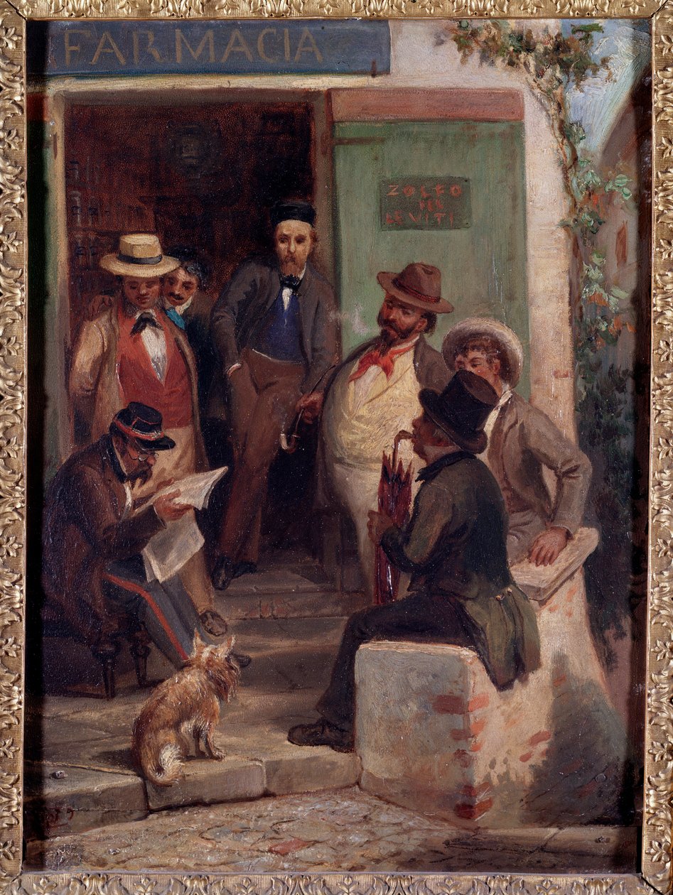 Savaştan haberler (tuval üzerine yağlı boya by Casimiro Teja