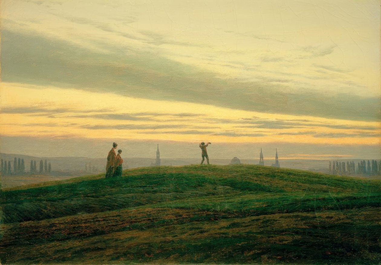 akşam yıldızı by Caspar David Friedrich