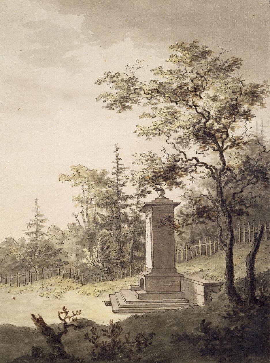 Emilias Kilde, 1797 (kağıt üzerinde kalem, mürekkep ve tuvalet) by Caspar David Friedrich