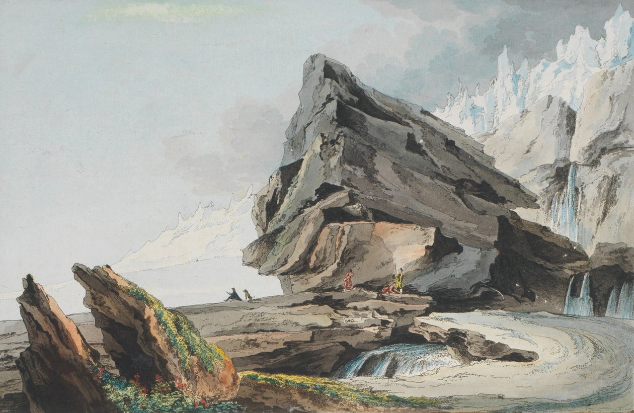 Caspar Kurt, Gelten Dağı Buzulları by Caspar Wolf