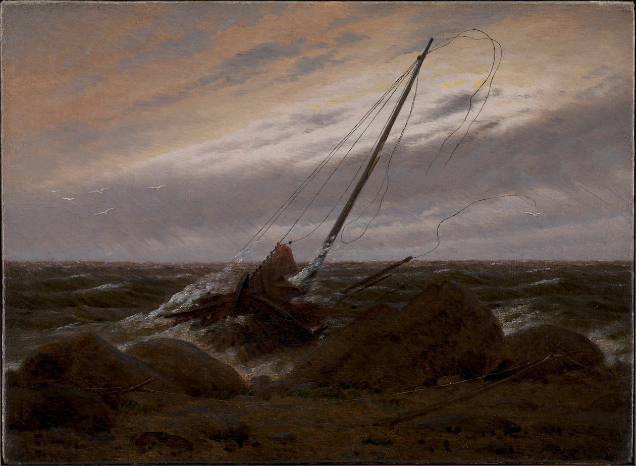 Fırtınadan sonra, 1817. by Caspar David Friedrich