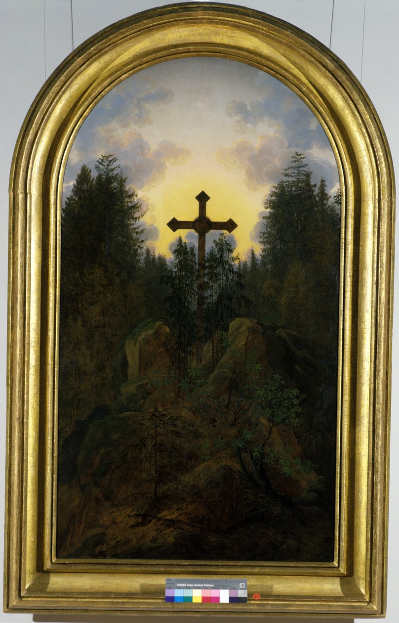 Dağlarda Haç, 1815-20 by Caspar David Friedrich