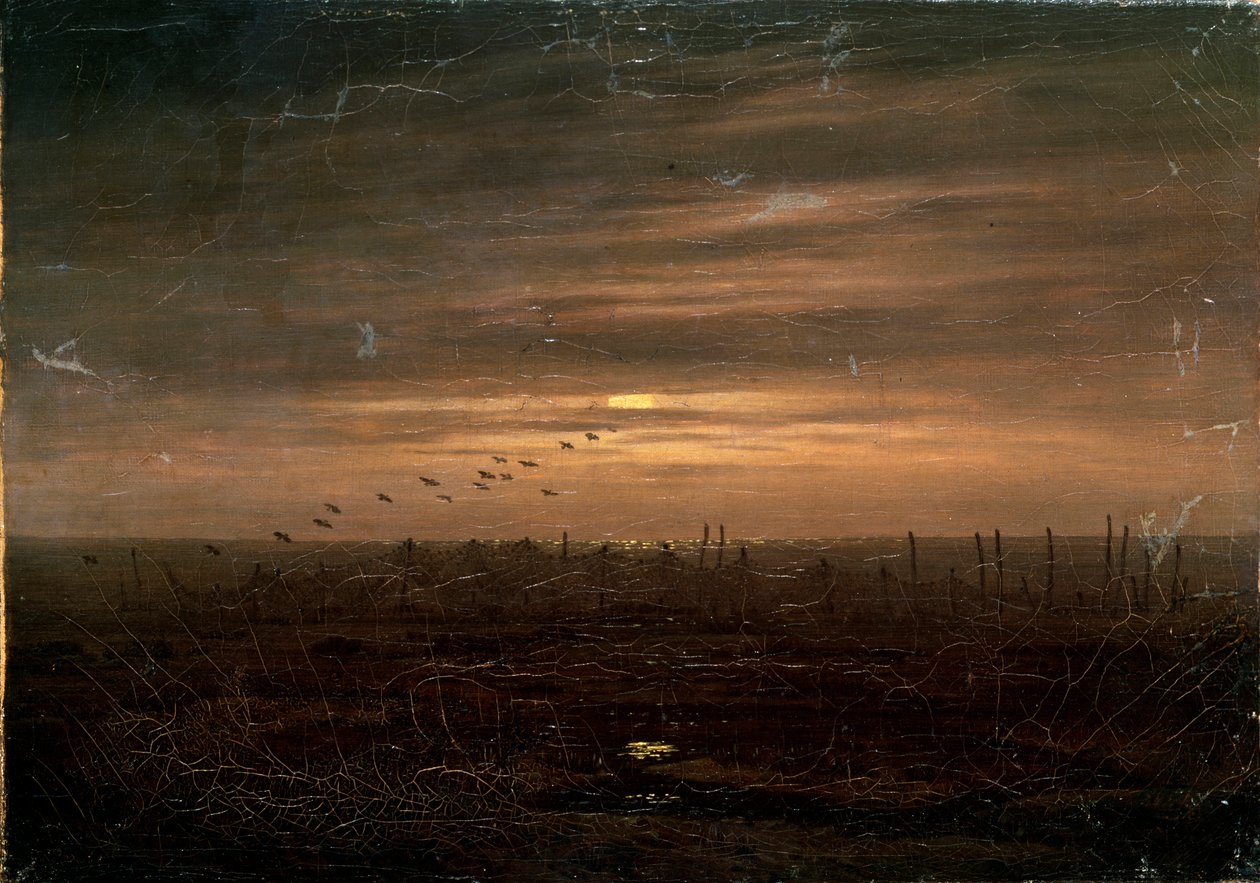 Balık Ağları, 18. yüzyıl sonu veya 19. yüzyıl by Caspar David Friedrich