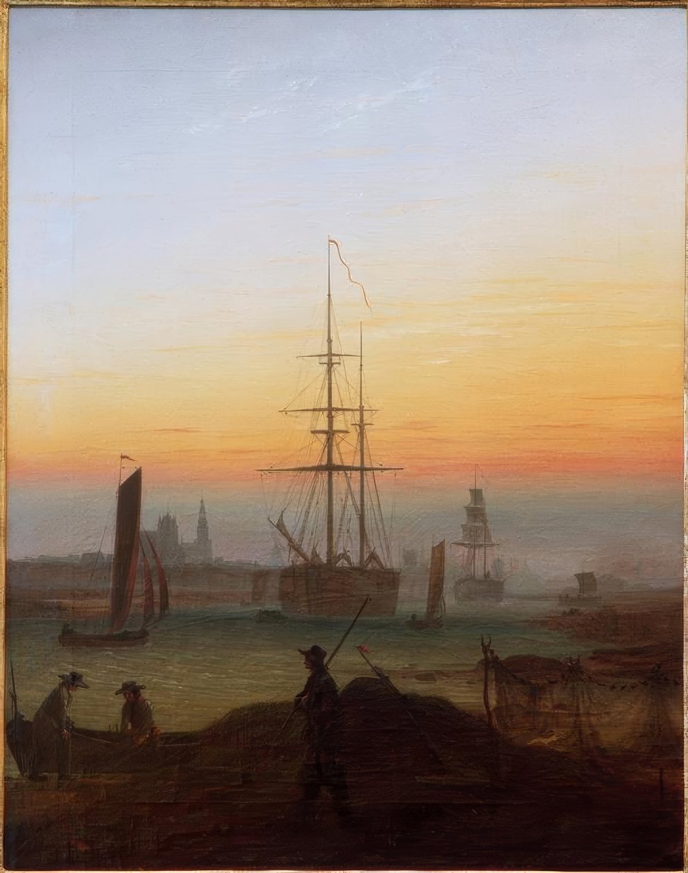Greifswald limanı by Caspar David Friedrich