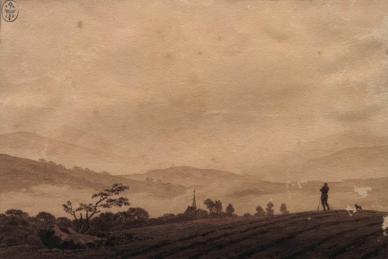 Sisli sabah by Caspar David Friedrich