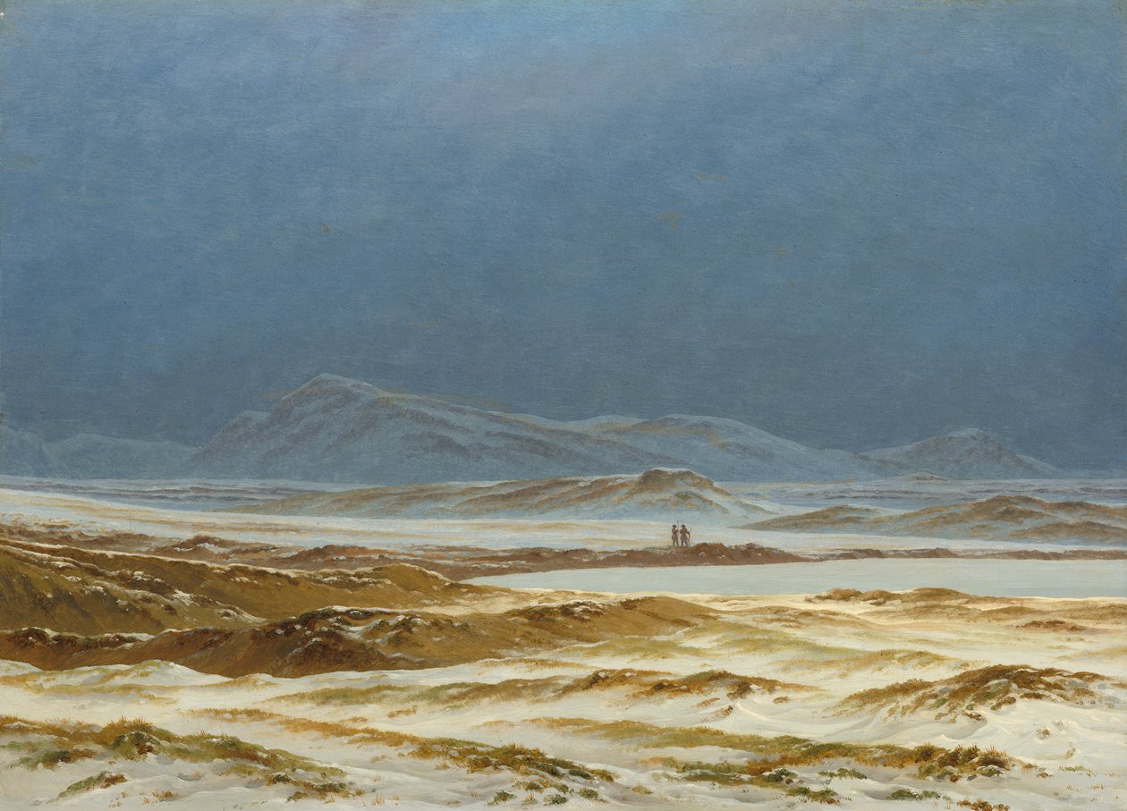Kuzey Manzarası, İlkbahar, c.1825 (tuval üzerine yağlı boya) by Caspar David Friedrich