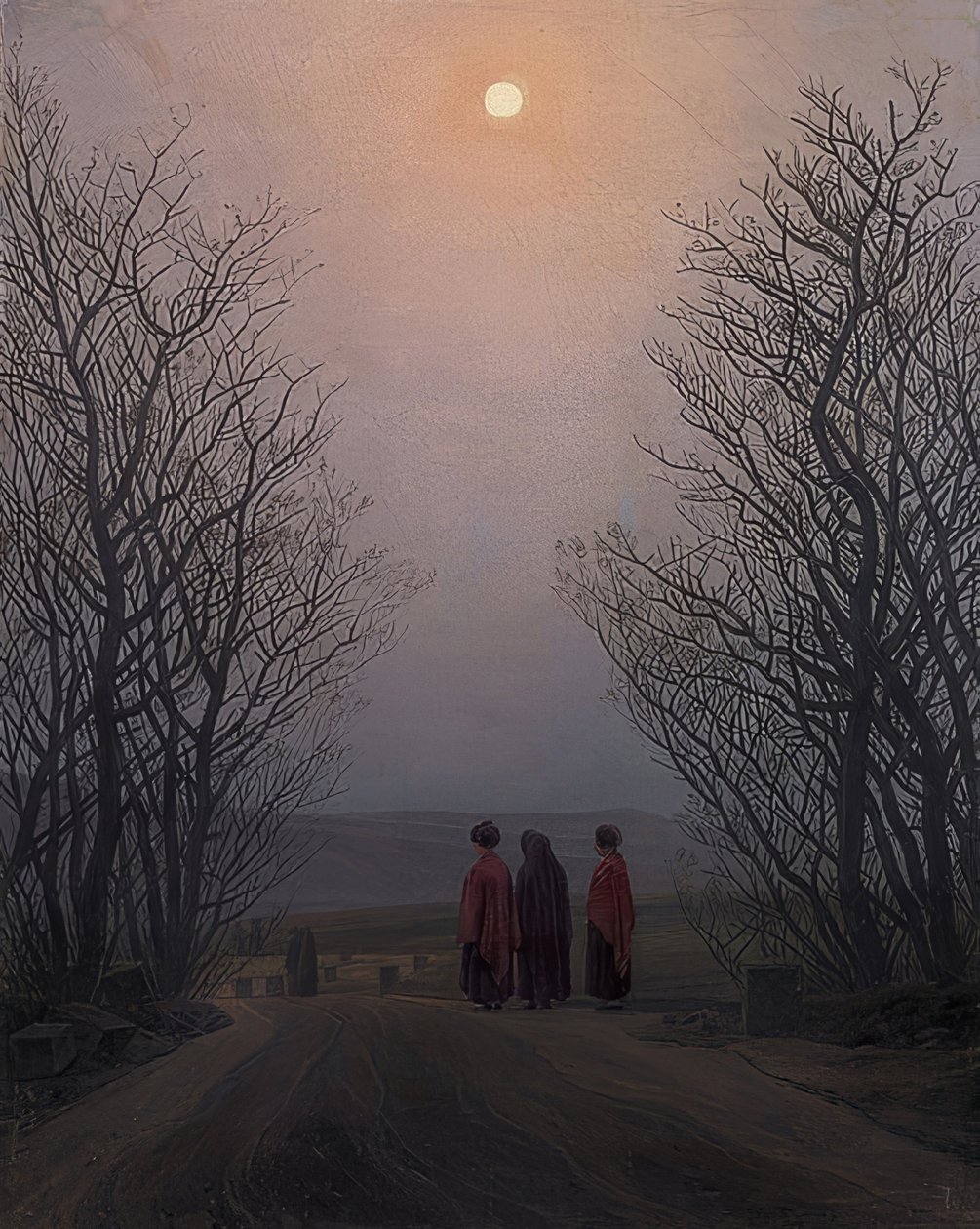 Paskalya sabahı. 1828-35 civarında by Caspar David Friedrich