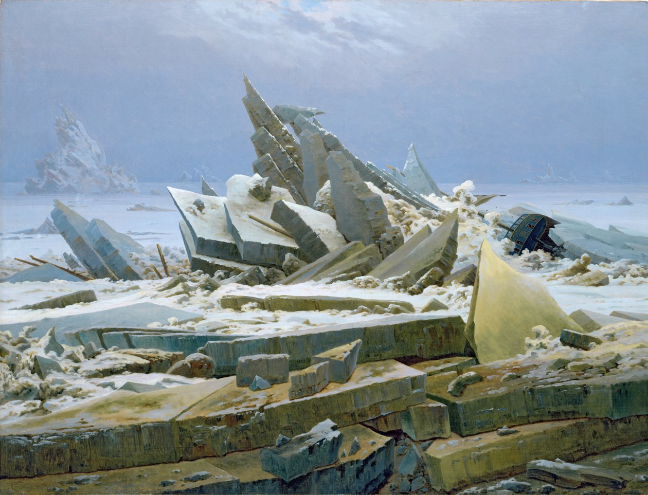 Kutup Denizi by Caspar David Friedrich