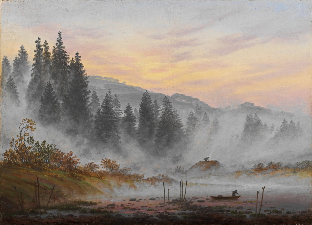 Günün saatleri: Sabah, 1821-1822 by Caspar David Friedrich