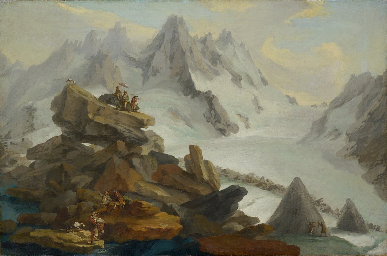 Lauteraar Buzulu by Caspar Wolf