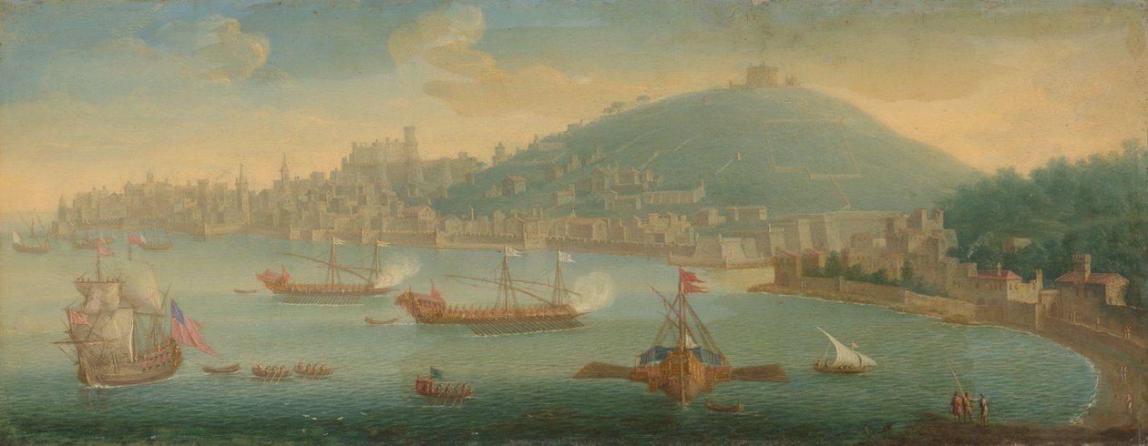 Napoli manzarası by Caspar van Wittel (circle of)