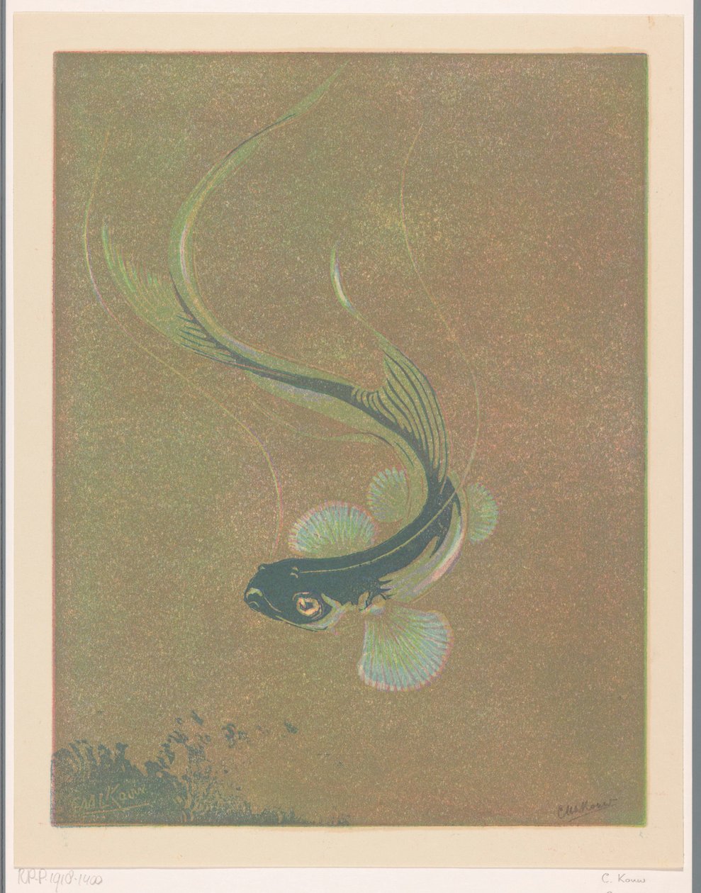 Yüzen balıklar Yüzen balıklar (orijinal başlık) by Casper M.L. Kouw (signed by artist)