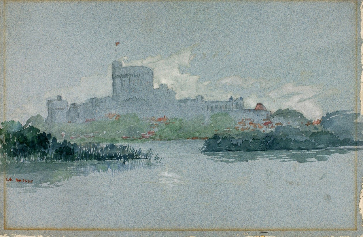Windsor Kalesi, İngiltere, 1905. by Cass Gilbert