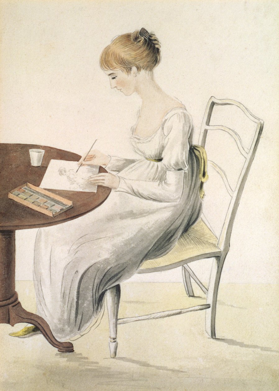 Fanny Austen-Knight (1793-1882)  by Cassandra Austen