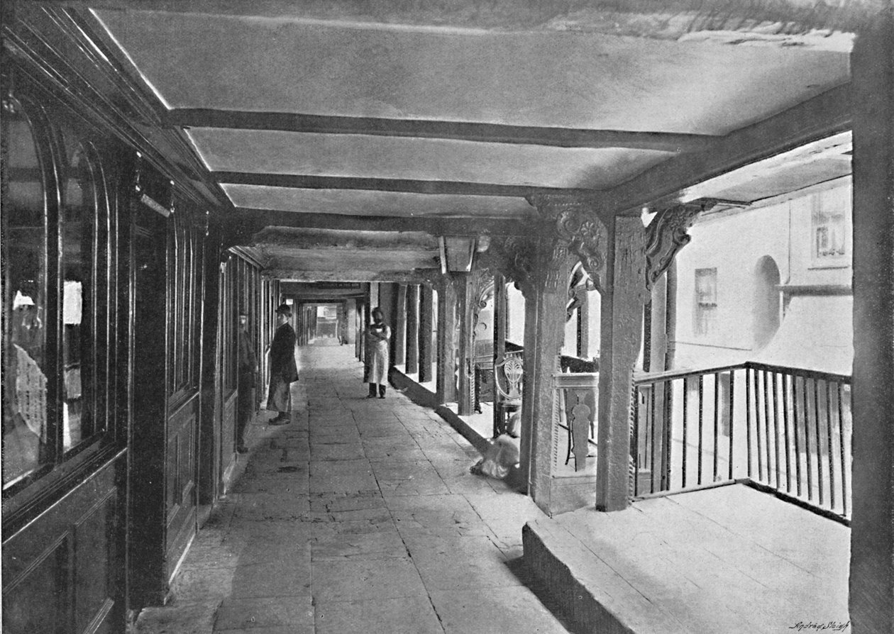 Watergate Street Row, Chester, c1896 by Catherall and Pritchard