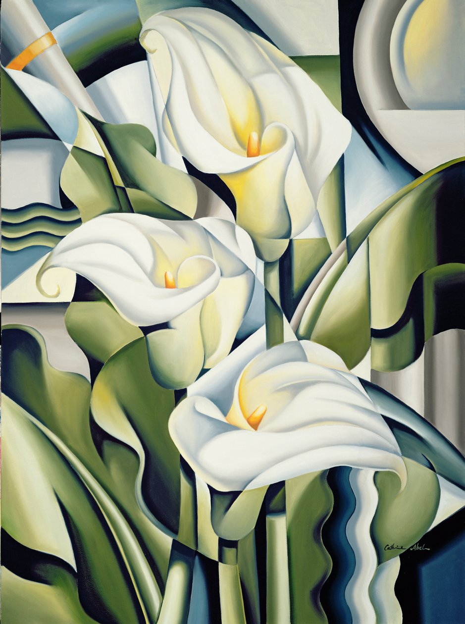 Cubist Lilies  by Catherine Abel