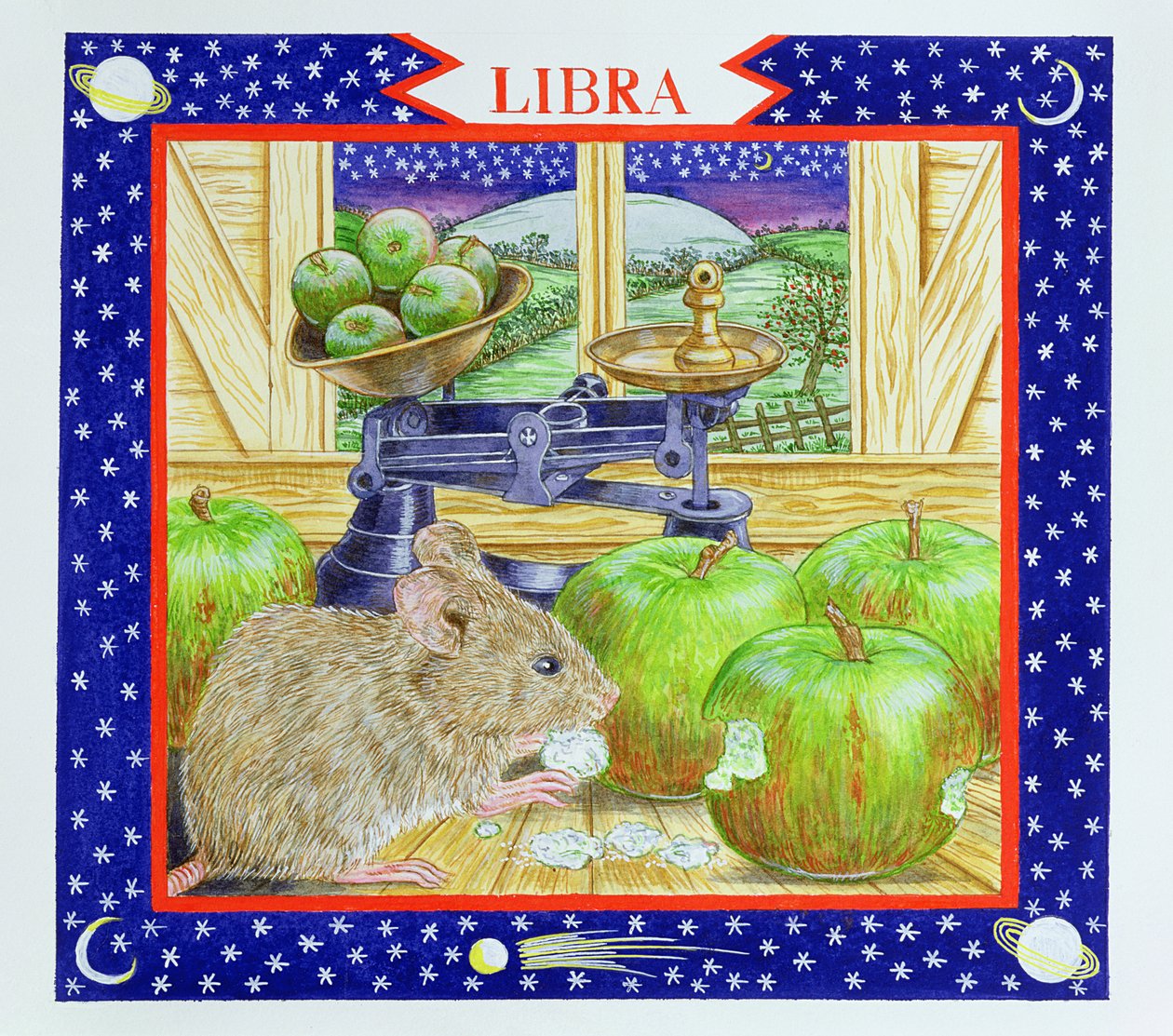 Terazi (kağıt üzerinde wc) by Catherine Bradbury