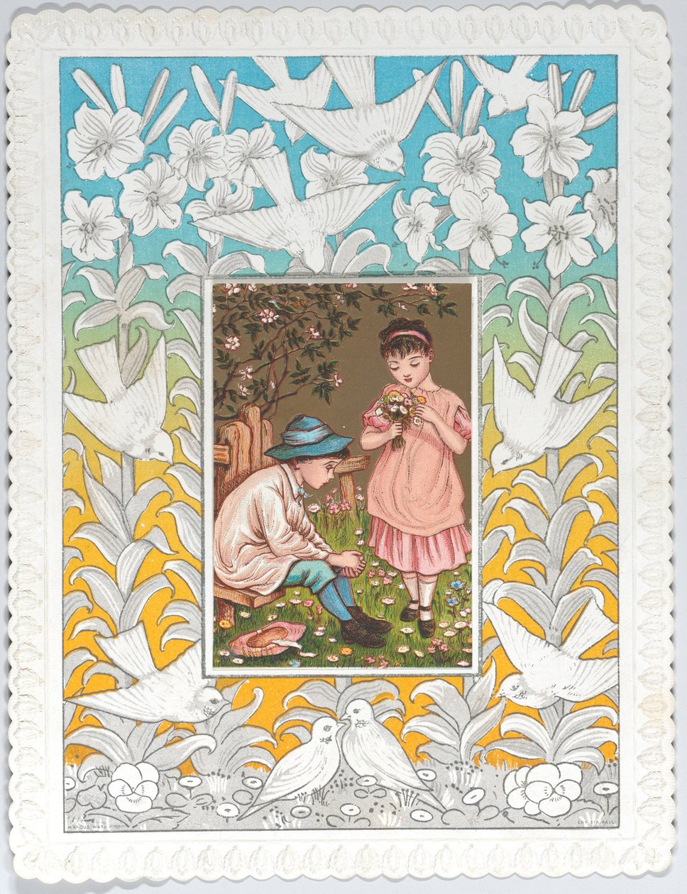 Valentine, 1876., 1876. by Catherine Greenaway