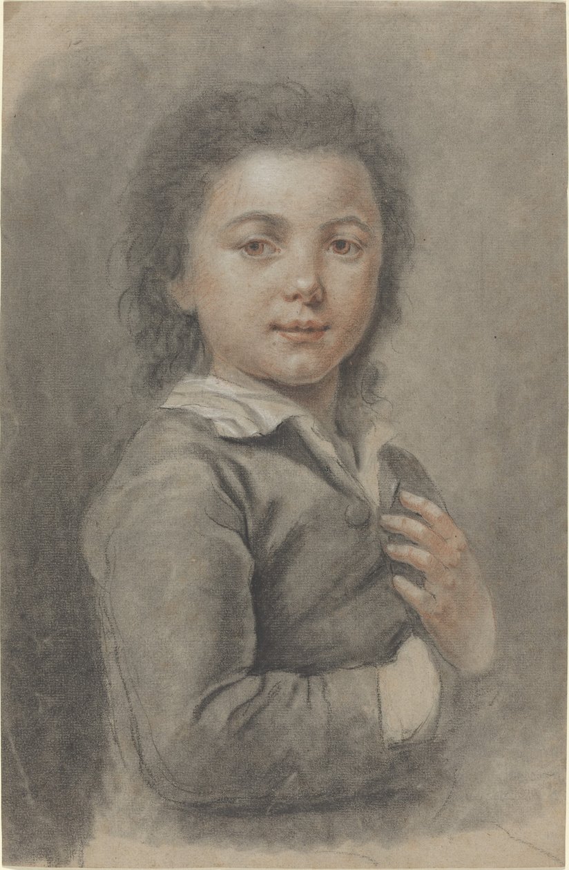 genç bir çocuk portresi by Catherine Lusurier